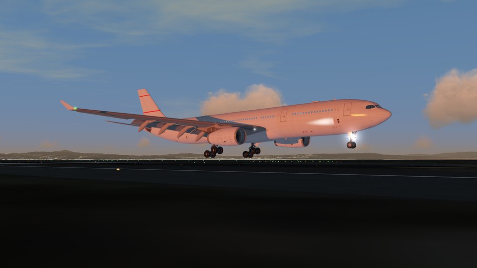 Over the threshold at sunset